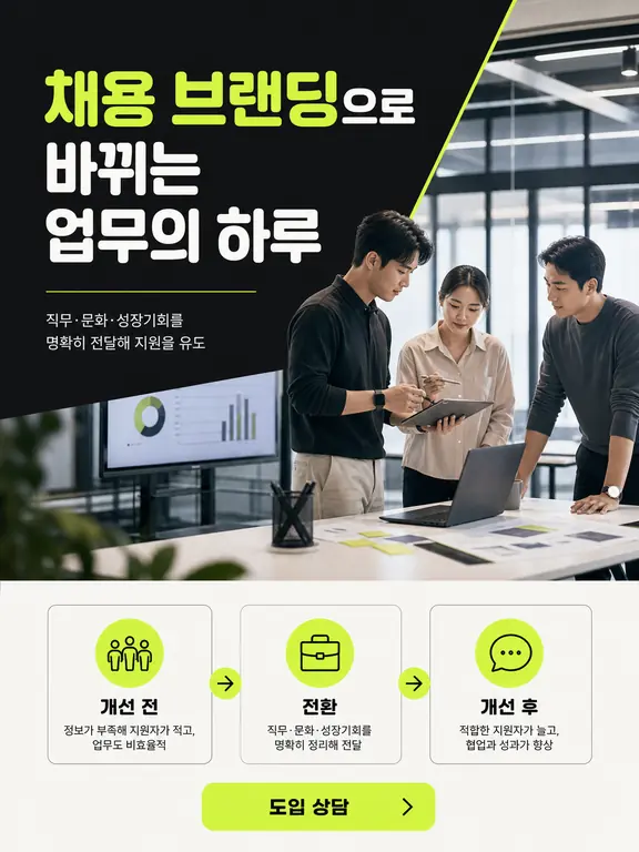 채용 브랜딩으로 바뀌는 업무의 하루