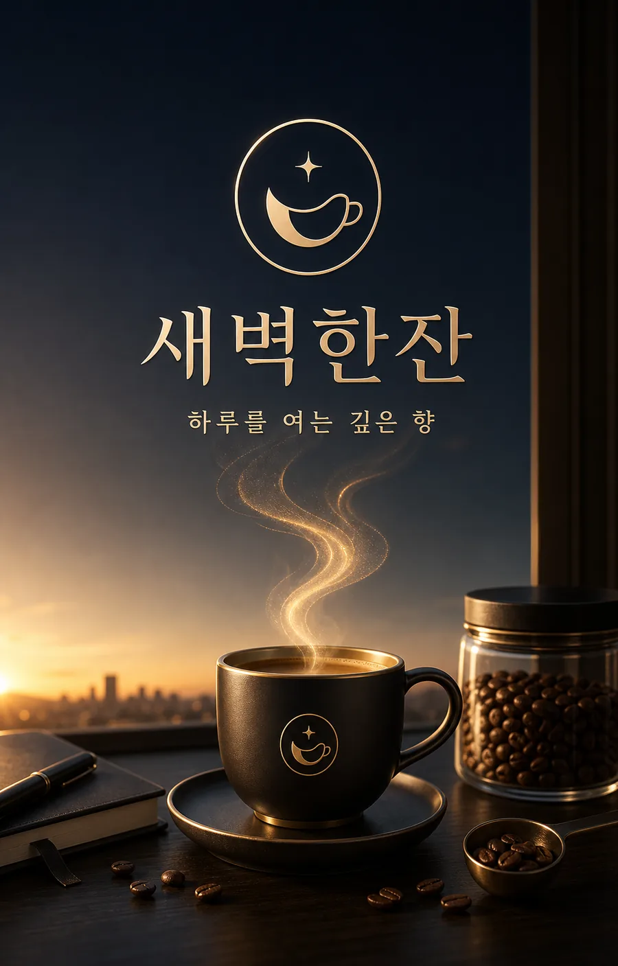 새벽한잔 브랜드 키비주얼