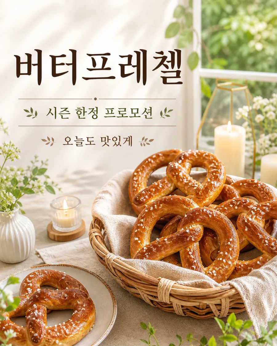싱그러운 프레첼 포스터