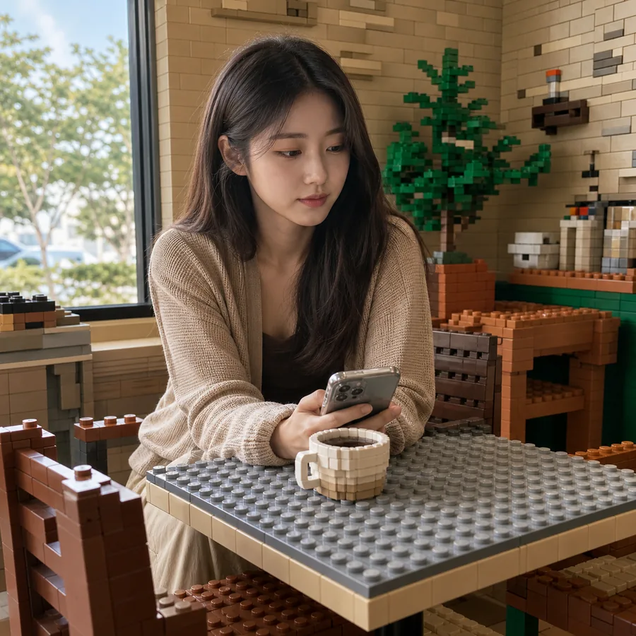 브릭 카페 인물