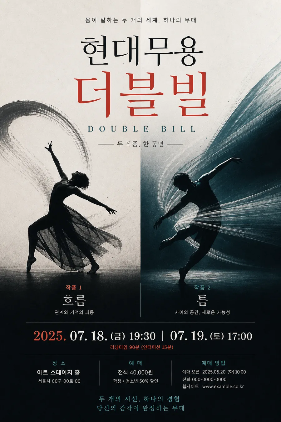 현대무용 더블빌