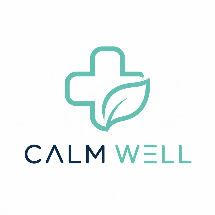 CALM WELL 웰니스 로고