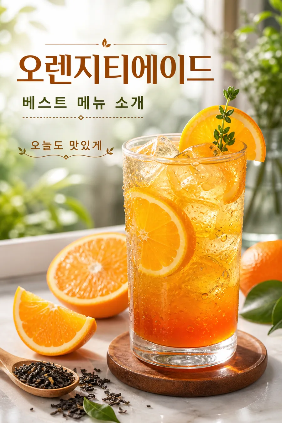 오렌지 티에이드 포스터