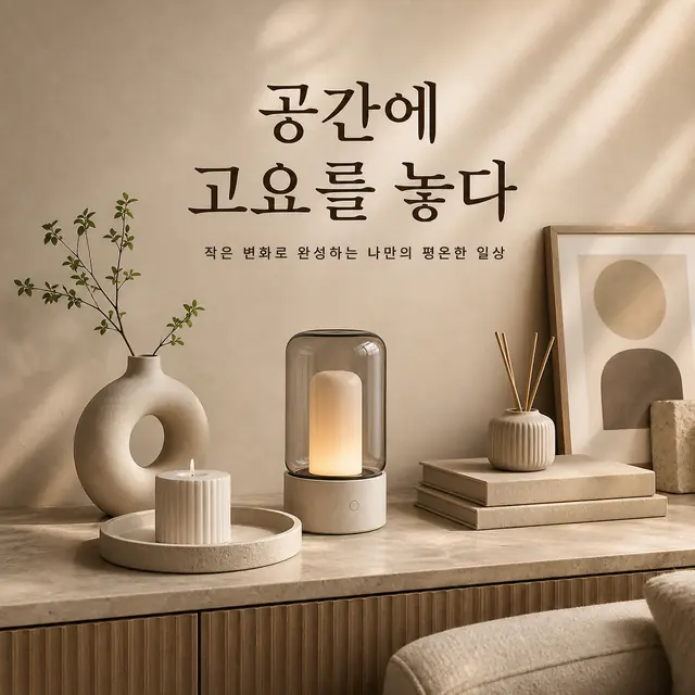 홈 인테리어 소품 광고