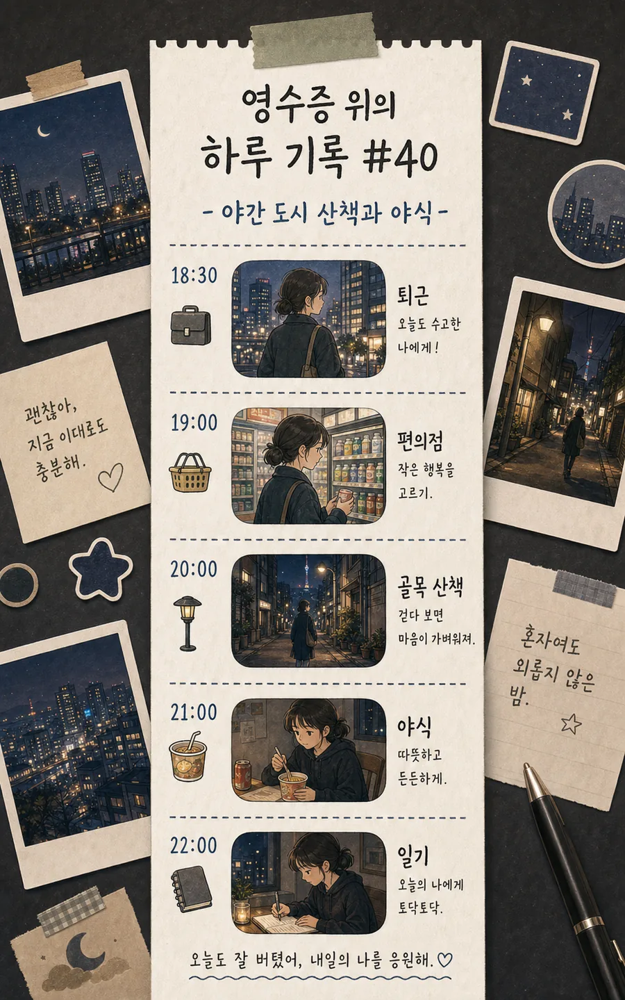 장면 기억 인용 카드