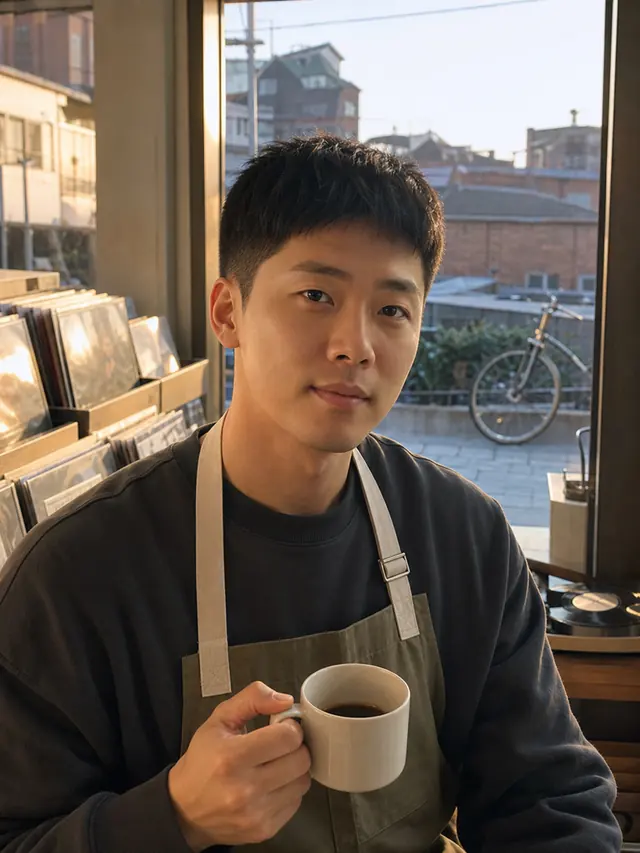 탈의실 거울 셀카