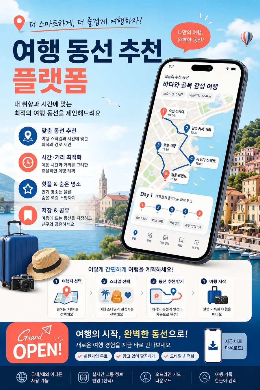 스마트 여행 동선