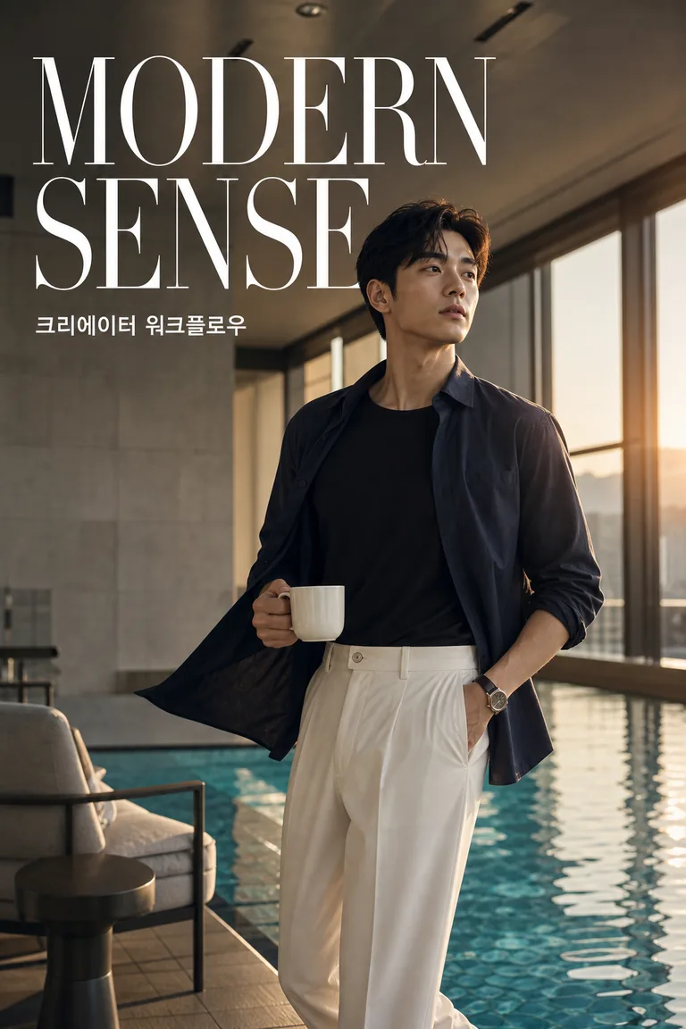 모던 센스 매거진 화보
