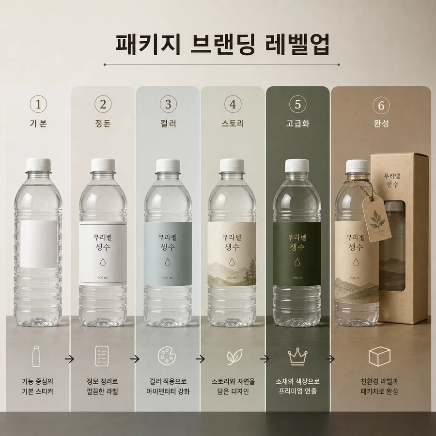 패키지 브랜딩 진화 단계