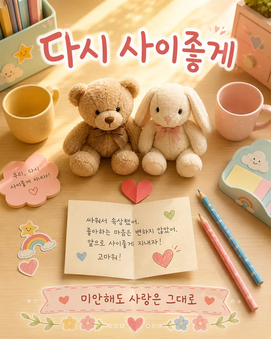 따뜻한 화해 카드