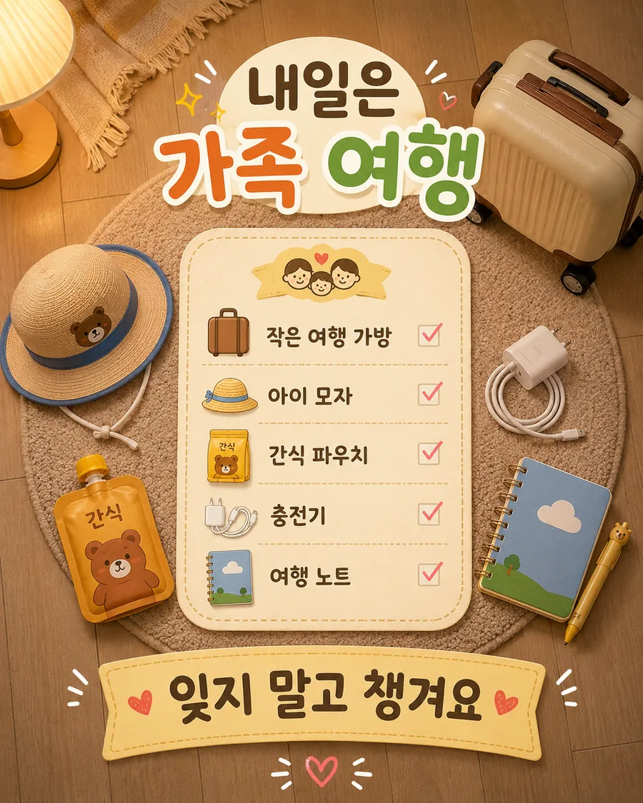 설레는 여행 준비