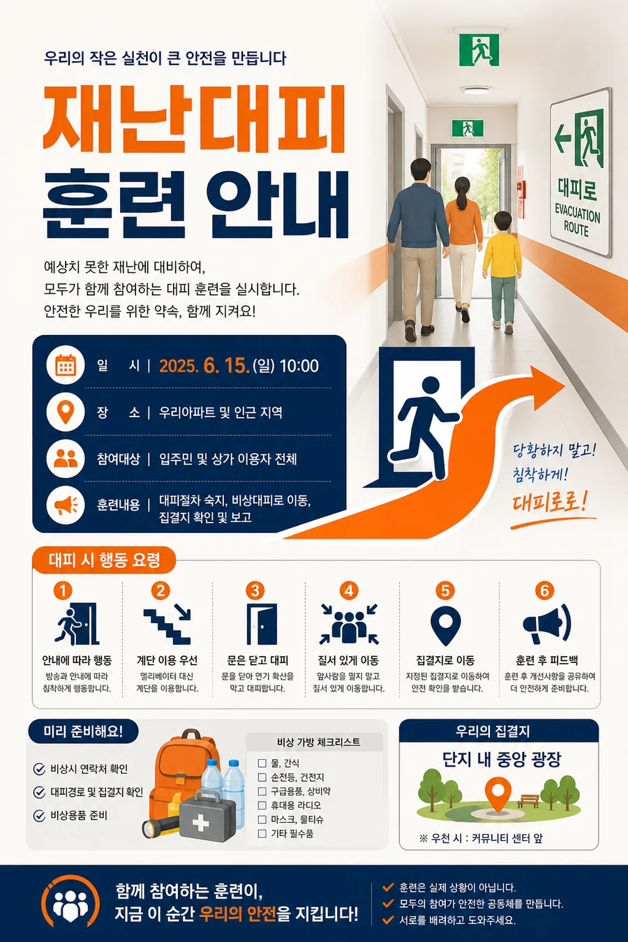 안전 대피 훈련