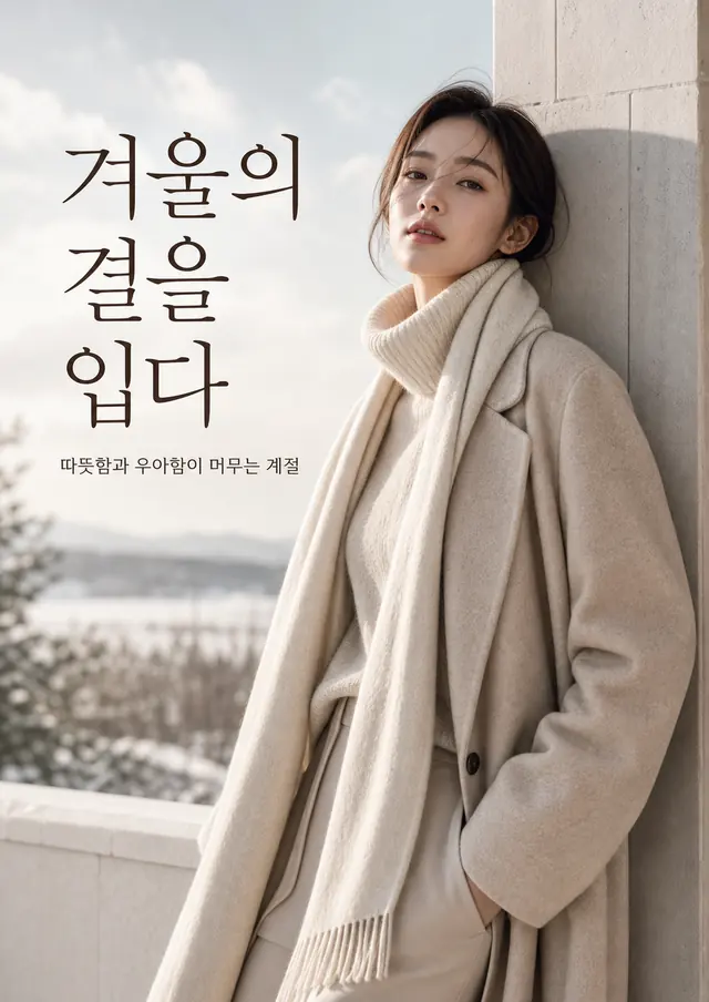 겨울의 결을 입다