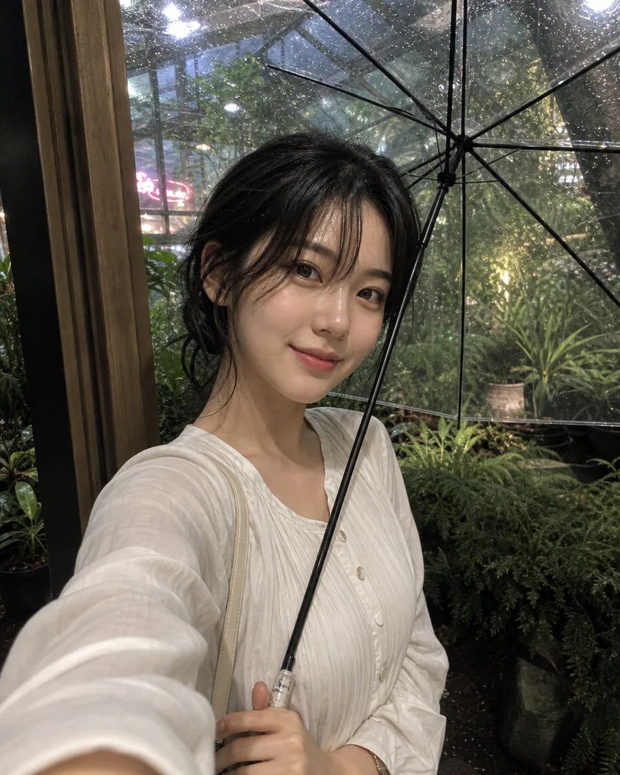온실 속 필름 셀카