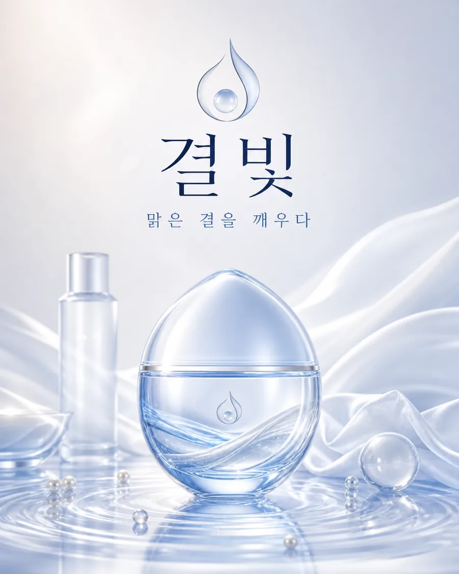 결빛 스킨케어 키비주얼