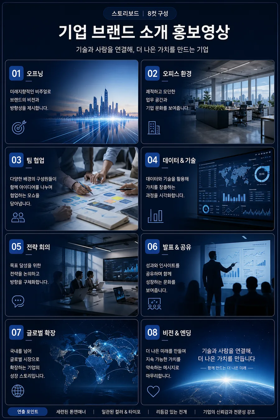 기업 브랜드 스토리보드