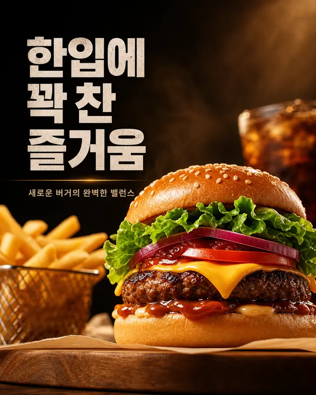 한입 가득 버거