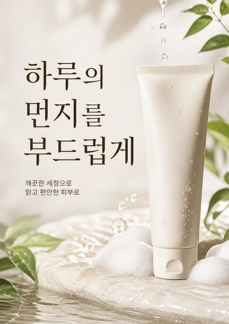 하루의 먼지를 부드럽게
