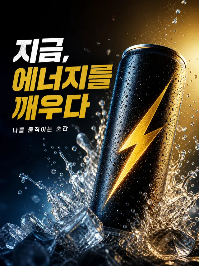 에너지 드링크 포스터
