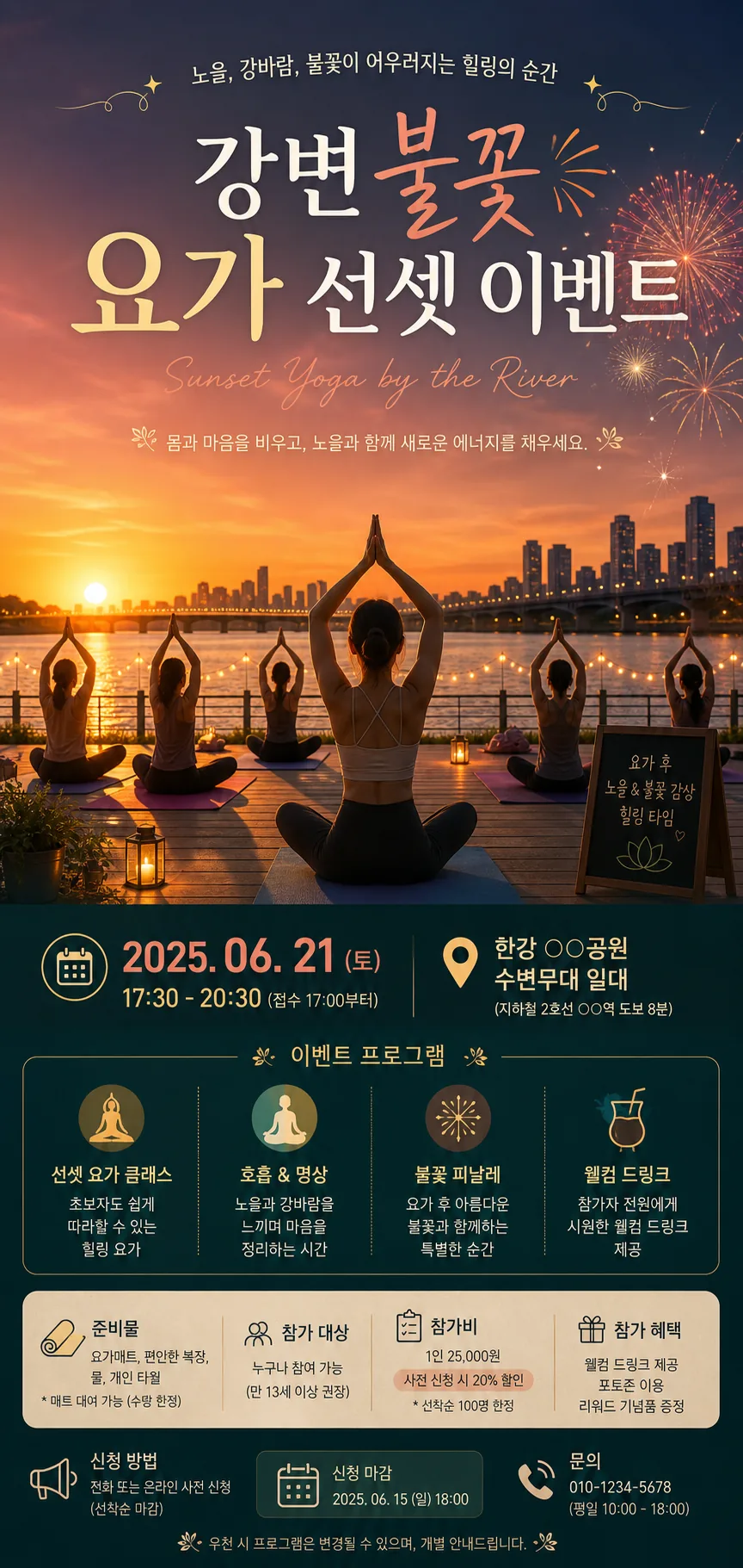 노을 불꽃 요가