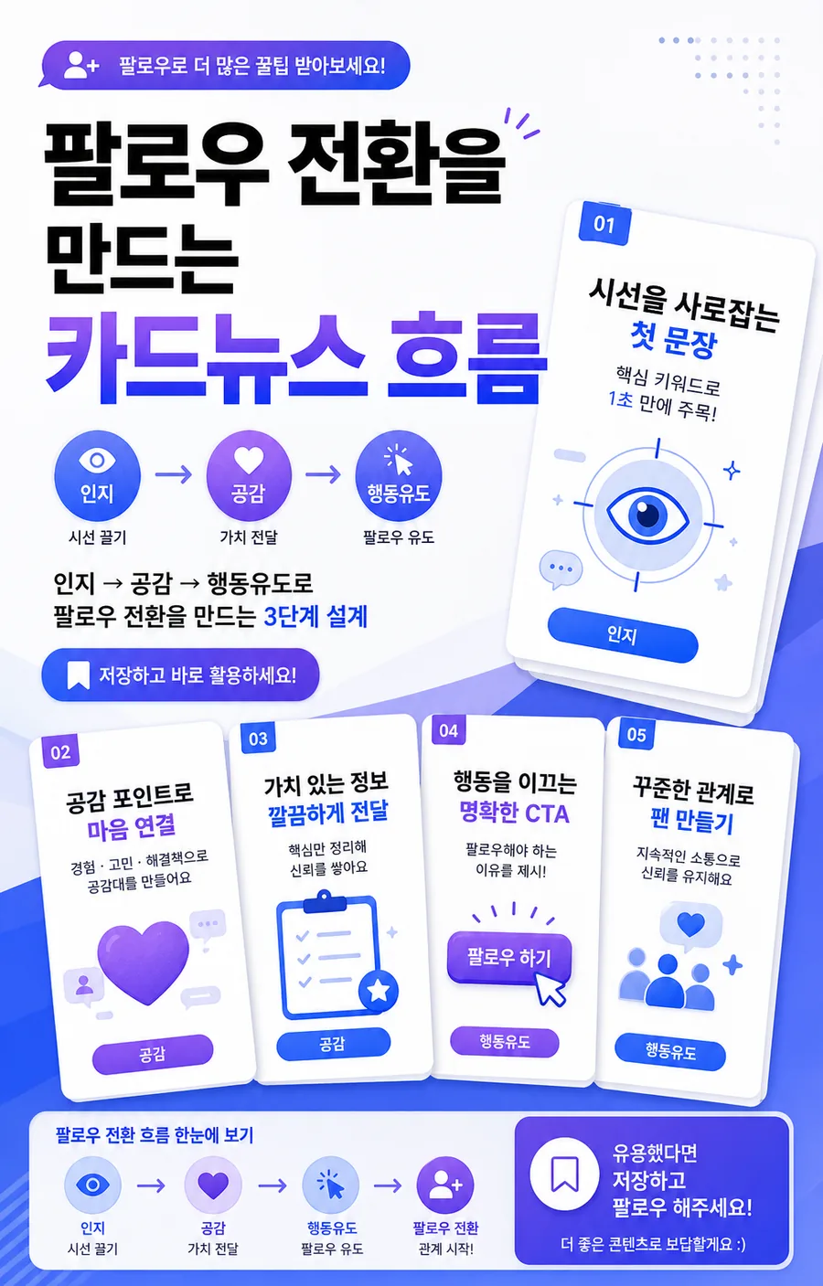 팔로우 전환 카드뉴스