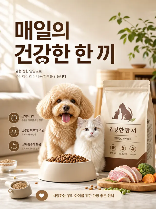 반려동물 건강한 한 끼