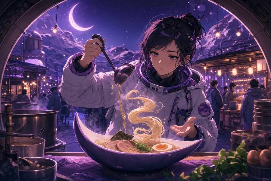 별빛 라멘 노점