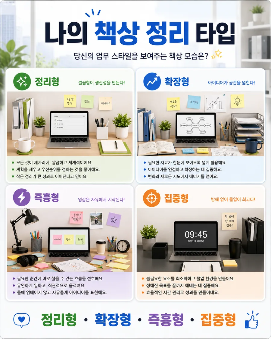 나의 책상 유형