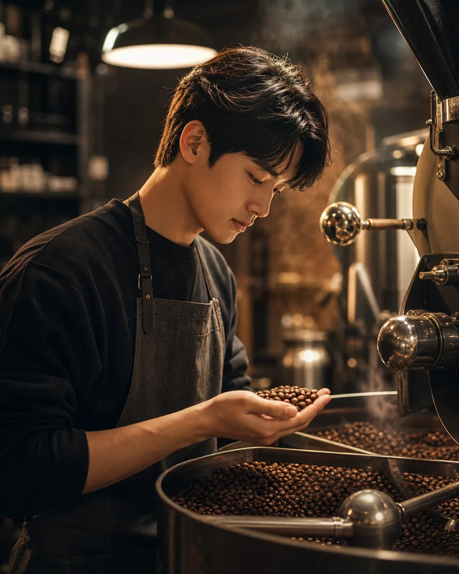 커피 장인의 순간