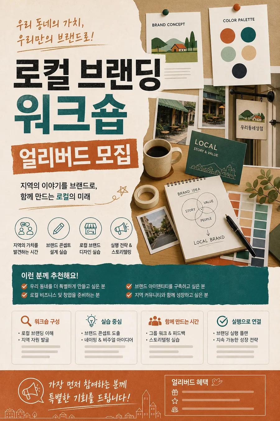 로컬 브랜딩 포스터