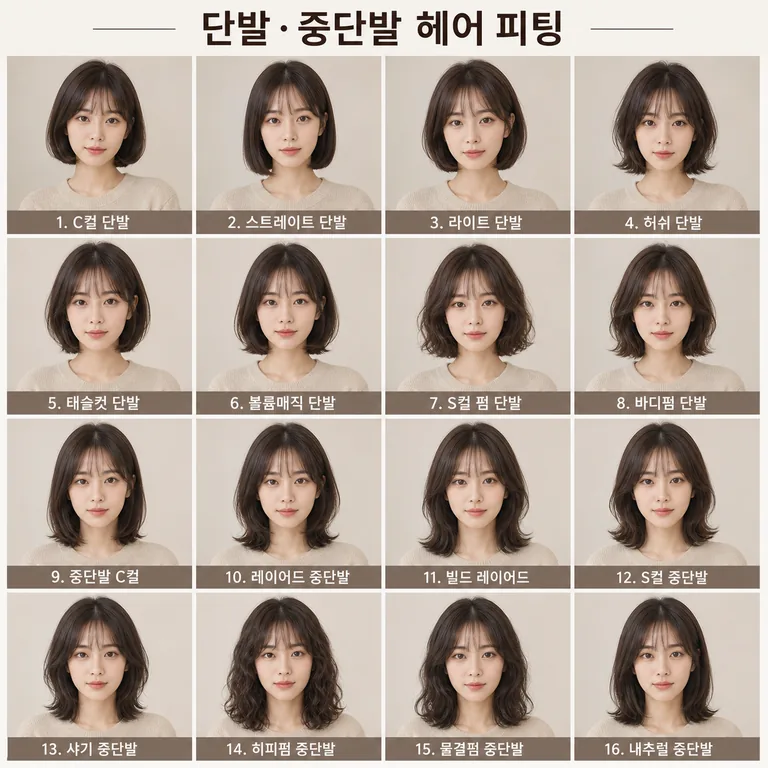 헤어스타일 피팅 컬렉션
