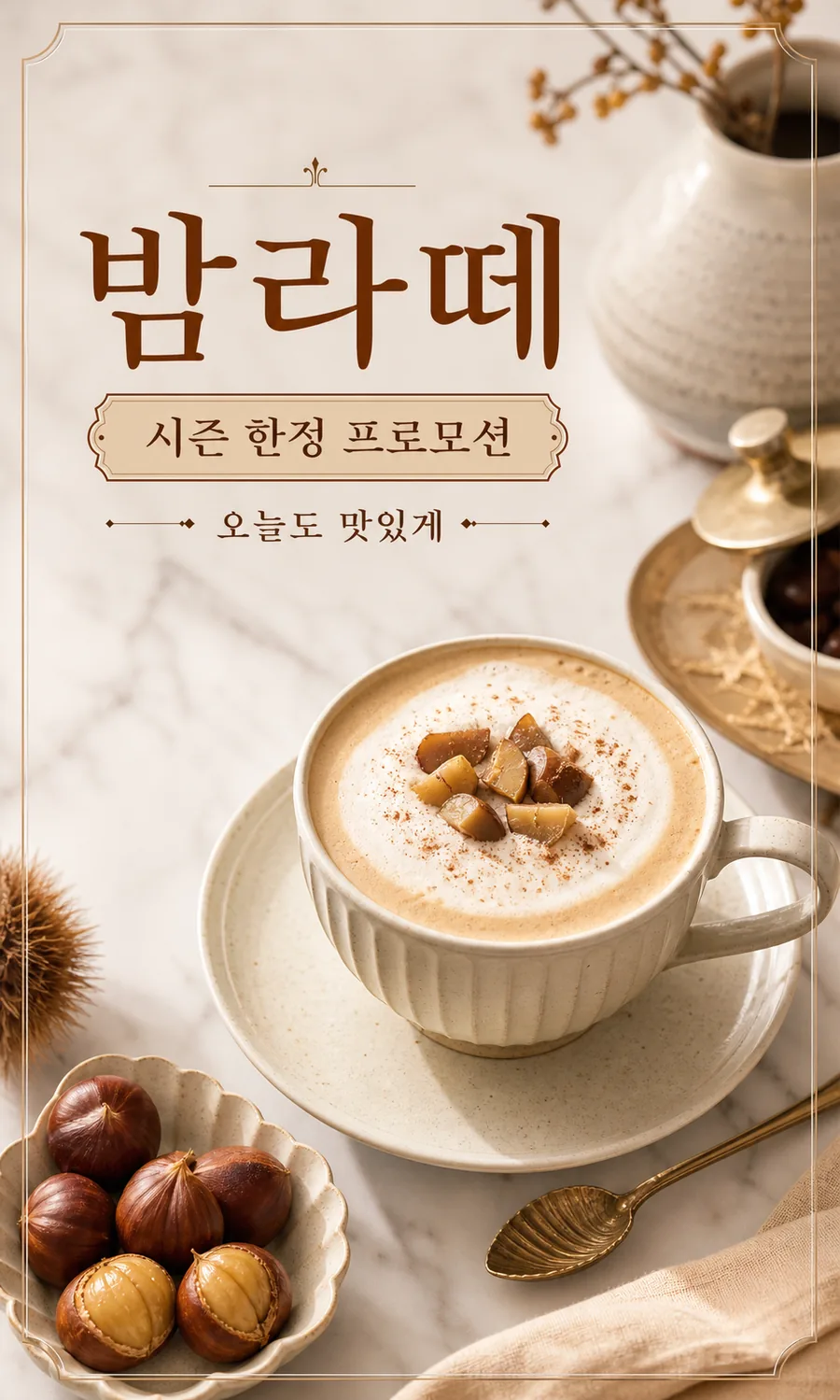 밤 라떼 프로모션