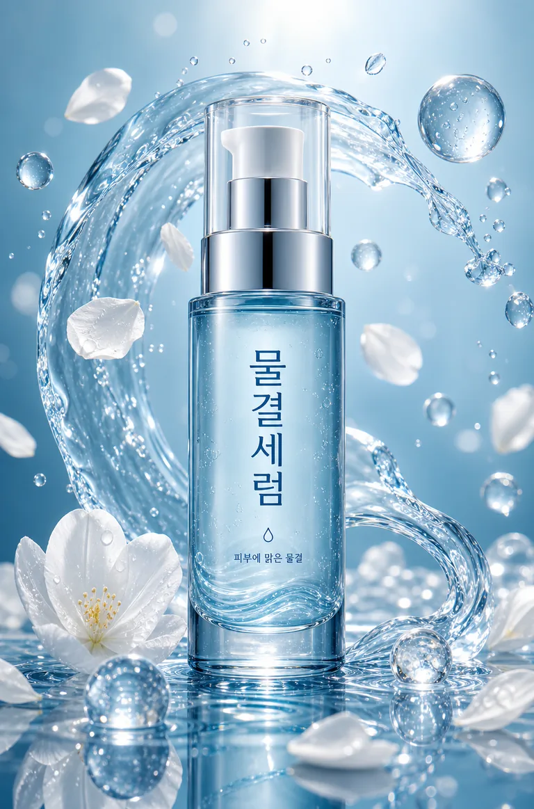 물결 세럼 광고