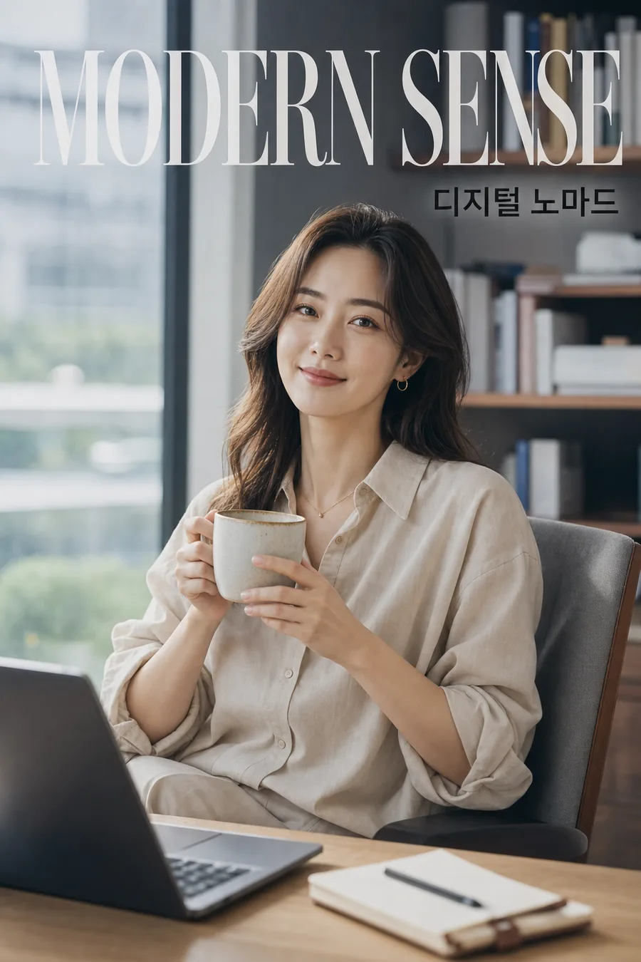모던 서재의 디지털 노마드