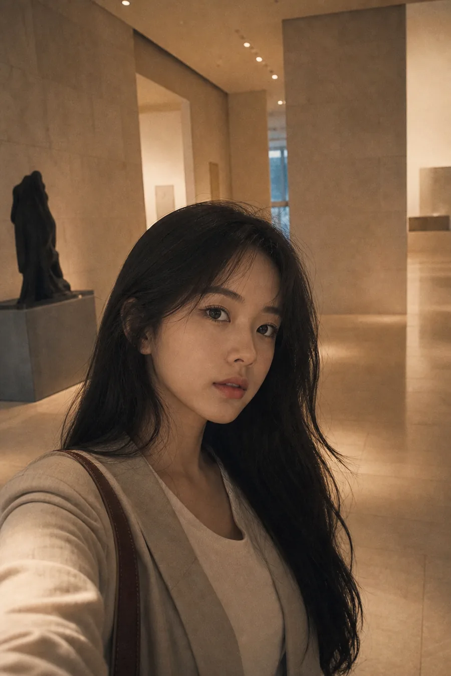 미술관 필름 셀카