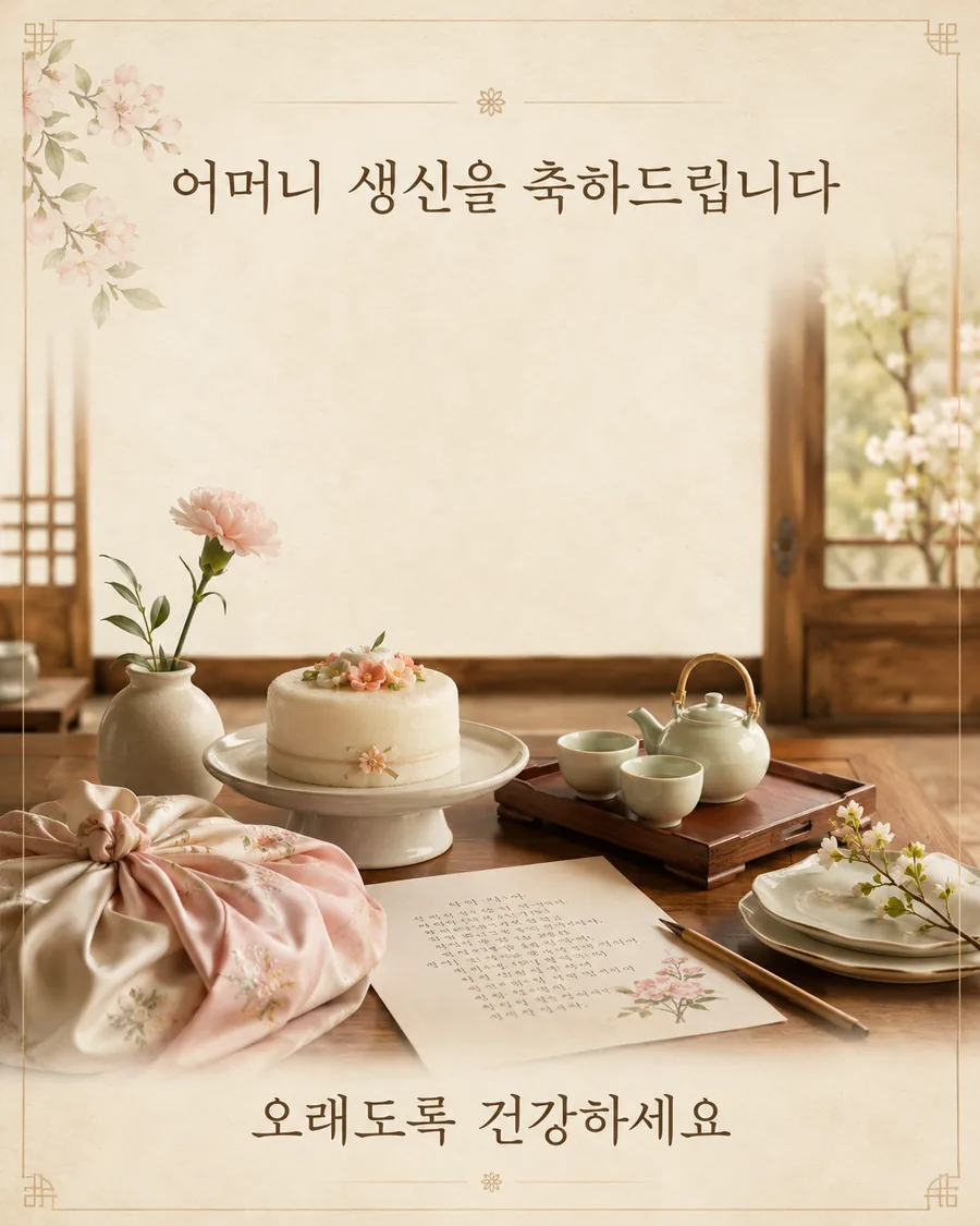 어머니 생신 카드
