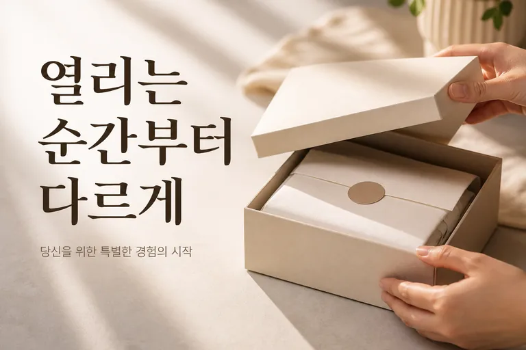 특별한 언박싱 순간