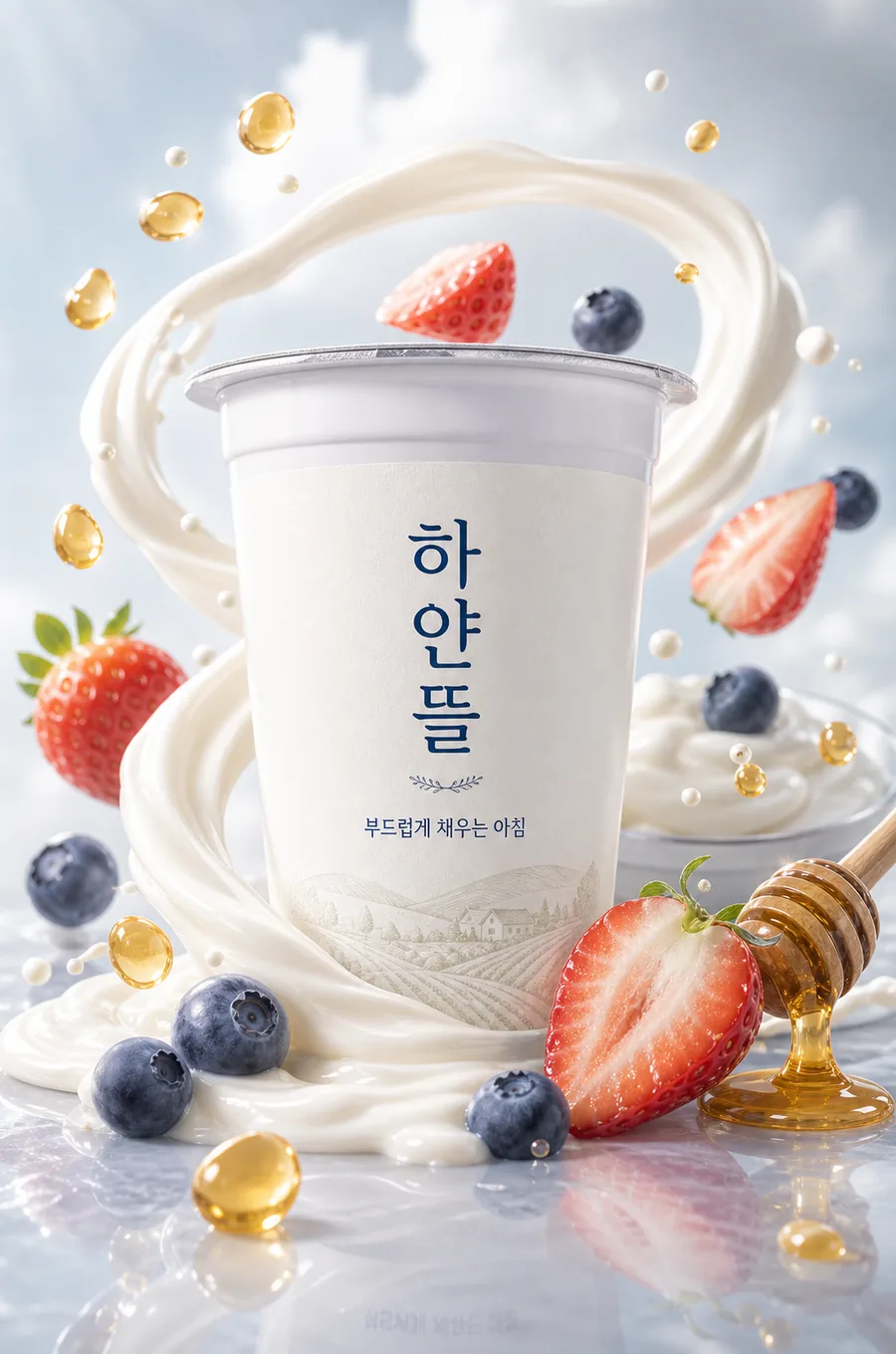 하얀뜰 요거트의 아침