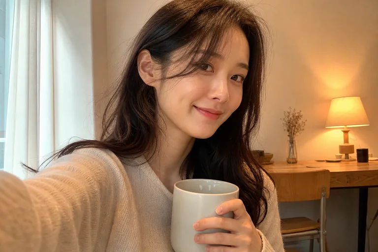 따스한 오후의 미소