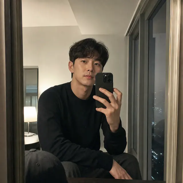 모던 거울 프로필