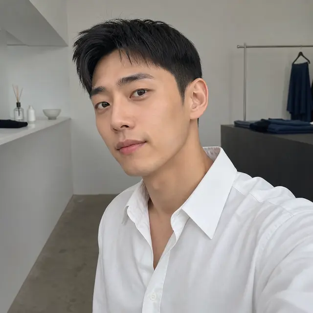 작은 브랜드 쇼룸 미니멀한 아바타 이미지