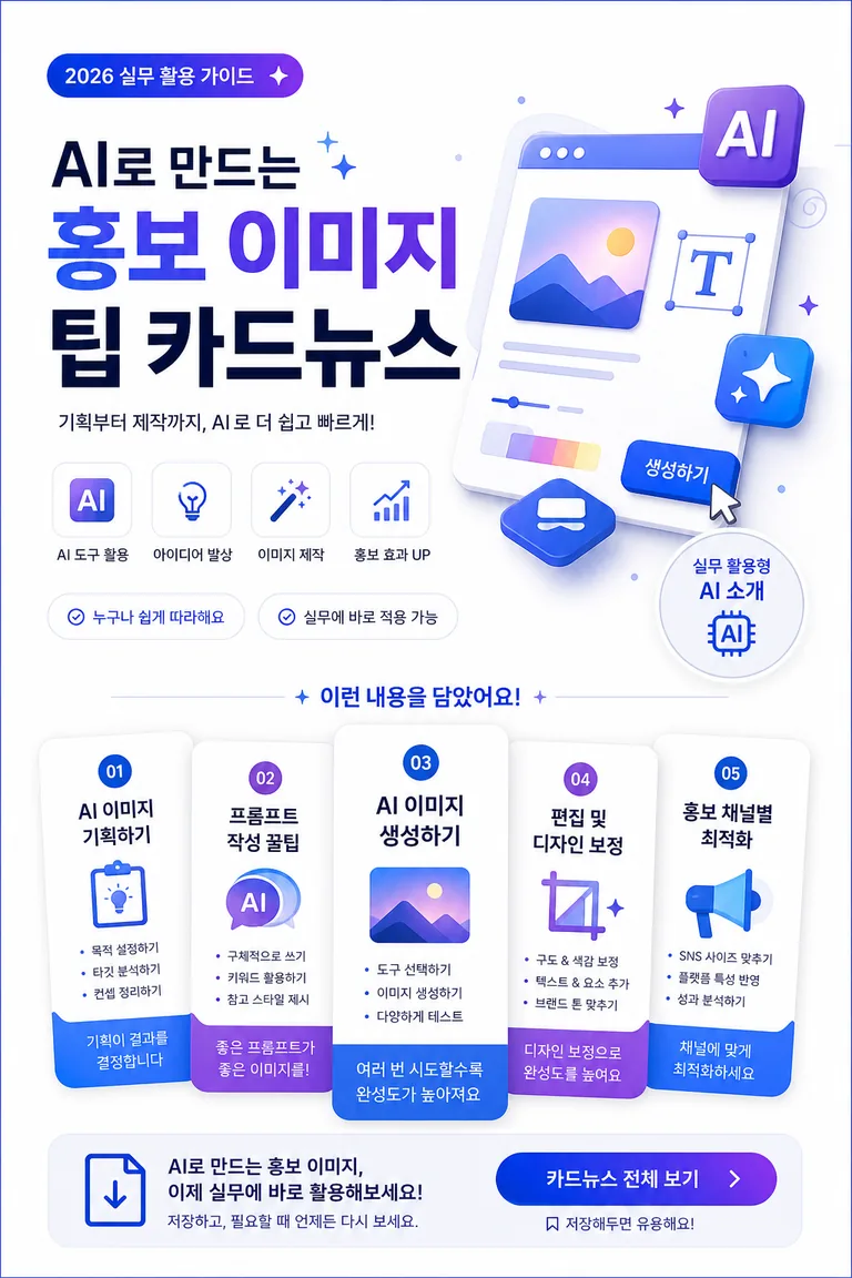 AI 홍보 이미지 가이드