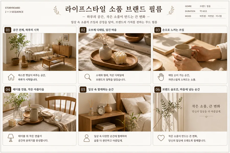 따뜻한 라이프스타일 필름