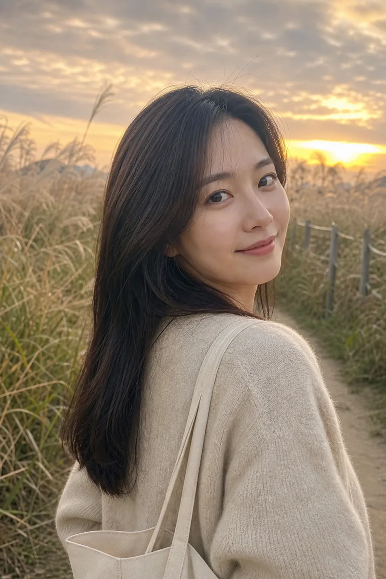 억새길 노을 스냅