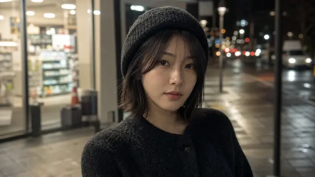 밤거리 감성 프로필