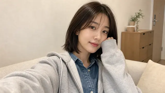 따뜻한 실내의 미소