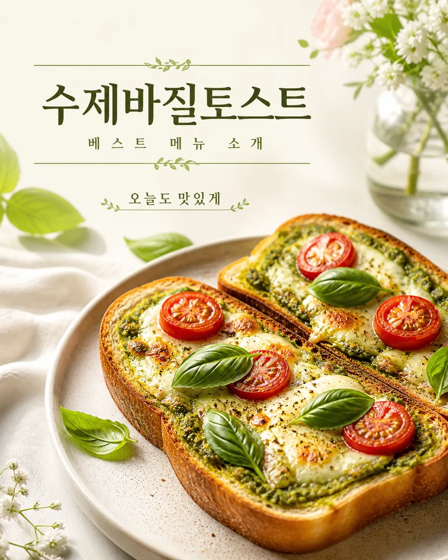 바질 토스트 포스터