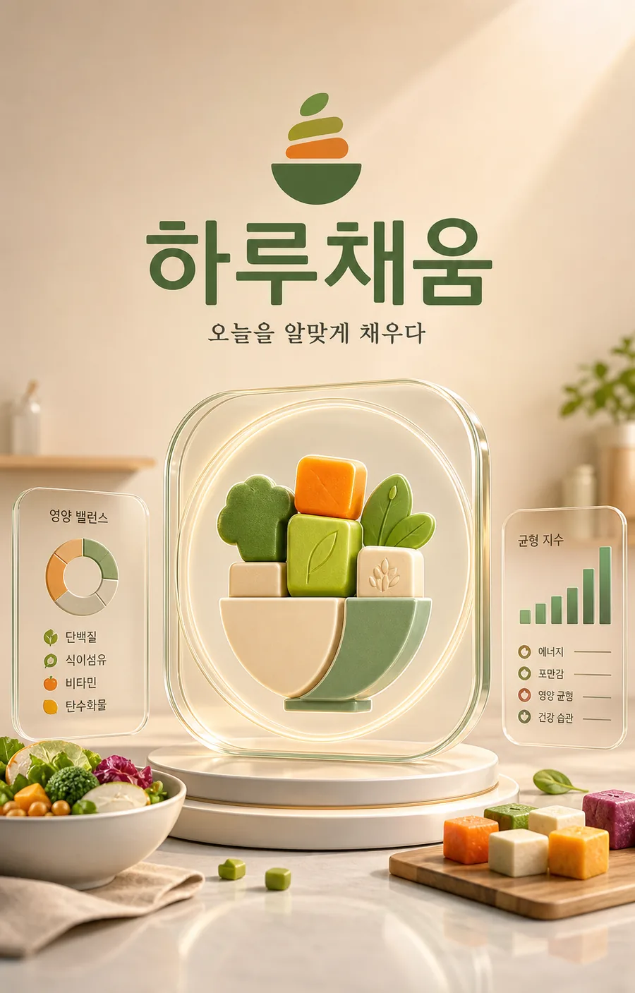 프리미엄 식단 키비주얼