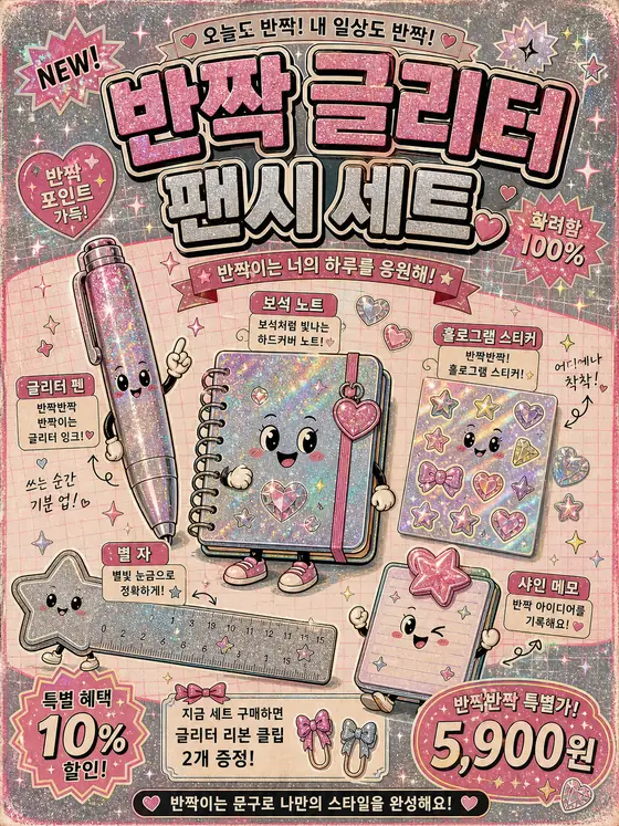 반짝 레트로 문구점