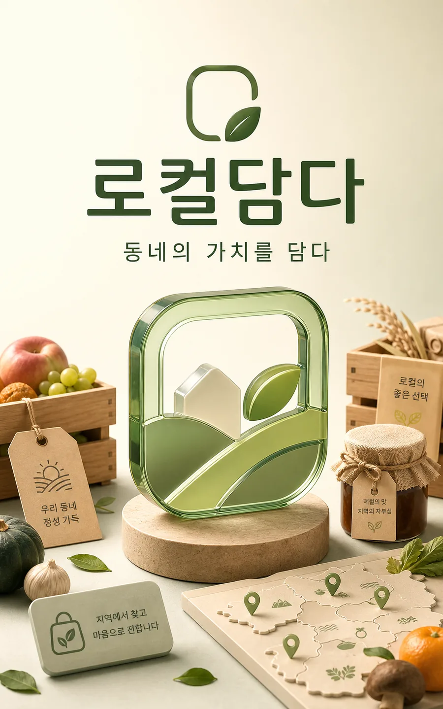 로컬담다 브랜드 키비주얼